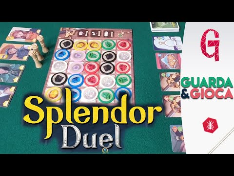 SPLENDOR DUEL - Tutorial - Il gioco da tavolo astratto con le gemmine -  Guarda&Gioca #38