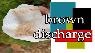 Brown Discharge :What Brown Discharge Means Before or Instead of Your Period