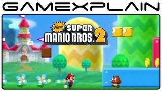 New Super Mario Bros. 2 Gameplay - Level 1-1 (Nintendo 3DS)