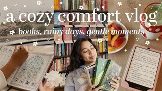 books, rainy days & gentle moments 🍵🍃 a cozy comfort vlog