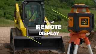 Rotační laser FKD FRE-203XTG zelený paprsek - sklonový + příjímač pro zemní stroje + stativ