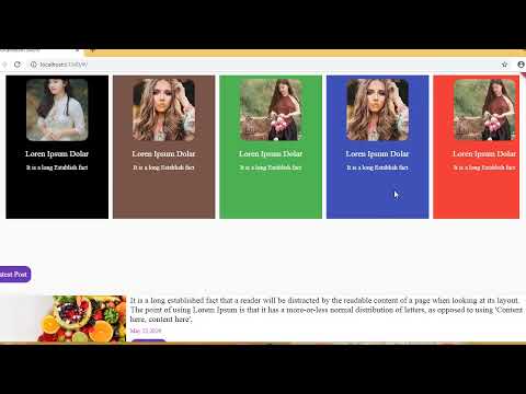 Complete your FLUTTER web application footer section - COURSE Part 9