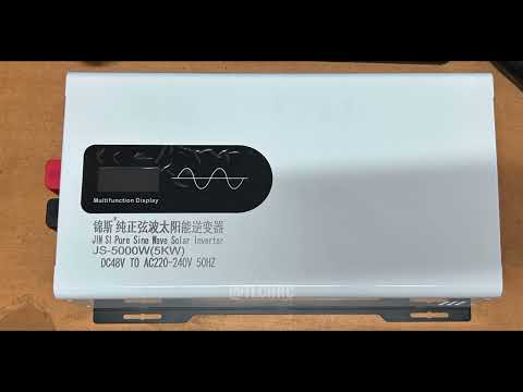 Pure Sine Wave Inverter 48VDC-230VAC 5000W/12000W - Testing with DC Power Supply
