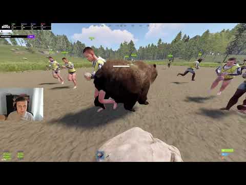 Rust Twitch Rivals Tournament: Trausi & Team hJune CLUTCH the Win with Bows & Meteor Drop! Day1Part1