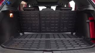 powoq Fit 2021-2023 Chevrolet Trailblazer Trunk Mat Rear Backrest Mat Show