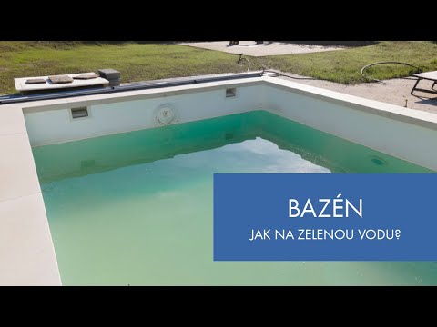 Jak na zelenou vodu v bazénu