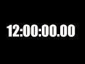 12 Hour - TIMER & ALARM - 1080p - COUNTDOWN |Qr RIDER