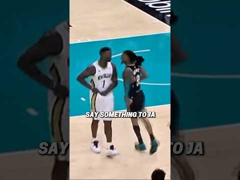 Ja Welcomed Him To The NBA 😅🫵