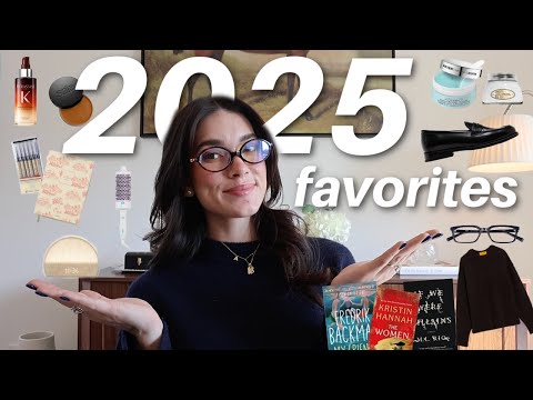 2025 FAVORITES | beauty, books, fashion, lifestyle, productivity & more!