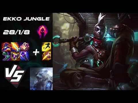 Ekko Jungle vs Volibear - EU Grandmaster Patch 14.5.1