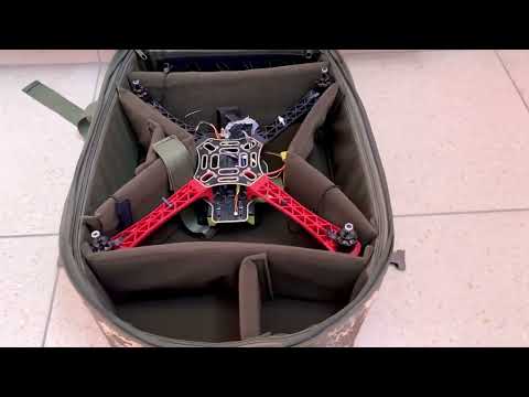 Рюкзак для FPV дрона (квадрокоптера) 61×40×17см. Сумка для квадракоптера. Пиксель - фото 1 - id-p1981900781