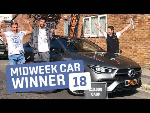 BOTB Midweek Car Competition Winner! Hidayat Tahiri – Mercedes CLA35 AMG + £10k – Week 37 2020