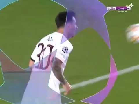 Messi unlucky shot vs Club Brugge || Champions League
