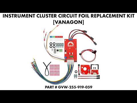 Instrument Cluster Circuit Foil Replacement Kit [Vanagon]