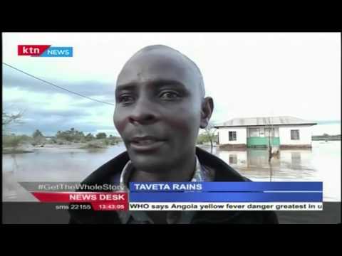 Many left homeless after heavy floods in Taita Taveta