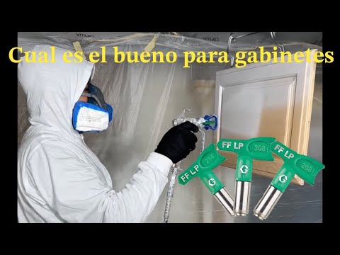 Welche Düse sollte ich zum Lackieren von Schränken verwenden (308 FLLP)?