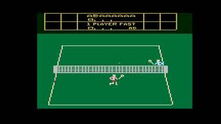 'Realsports Tennis' Game Capture from Evercade (Atari Collection 2 Cartridge)