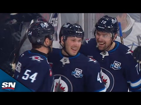 Jets' Cole Koepke Rips Home One-Timer For Goal vs. Kings