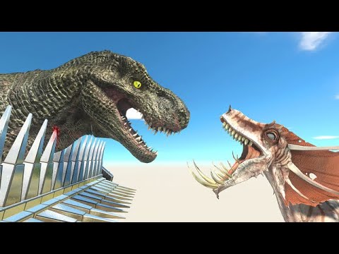Slide Under Deadly Rotators - Animal Revolt Battle Simulator
