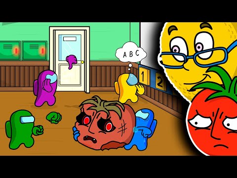 AMONG US vs. MS. LEMONS & MR. TOMATOS | Toonz Animation