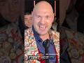 Tyson Fury says Usyk is RATTLED after HEATED face off at press conference!