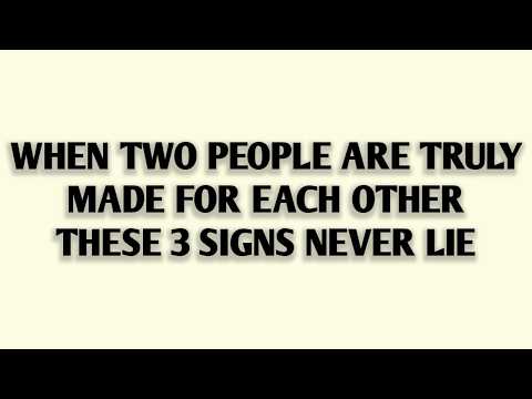 When Two People Are Truly Made for Each Other These 3 Signs Never Lie || psychology Facts