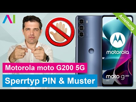 Motorola moto g200 5G - Sperrtyp PIN & Muster • 📱 • 🀡 • ☡ • Anleitung | Tutorial
