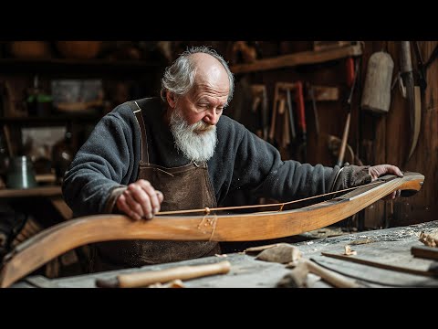 Process of Making a Traditional English Longbow From Scratch - Start To Finish