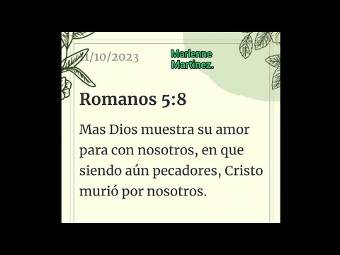 Devocional 10/11/2023. (Audio) Hermana Marlenne Martinez.