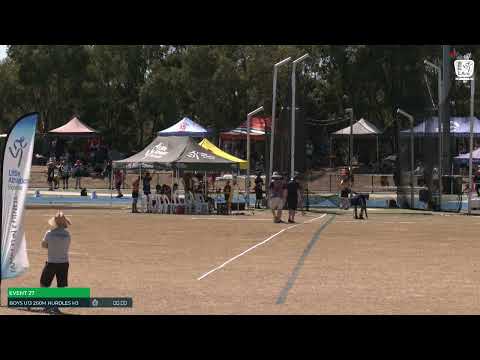 Boys U13 200m Hurdles Timed Final 3 : 2024-25 State Track and Field Championships