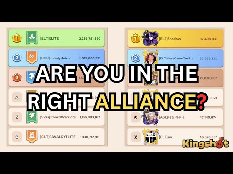 How to Pick the RIGHT Alliance | KingShot Beginner guide!
