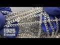 Italy 925 Sterling Silver Link Italian Chain Necklace