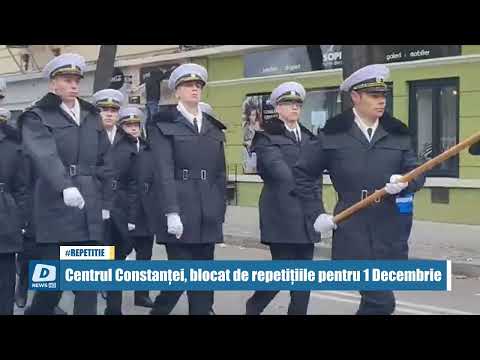 Centrul Constanței, blocat de repetițiile pentru 1 Decembrie
