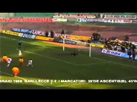 Serie A 1997-1998, day 22 Bari - Lecce 2-2 (De Ascentis, Ingesson, Iannuzzi, M.Rossi)