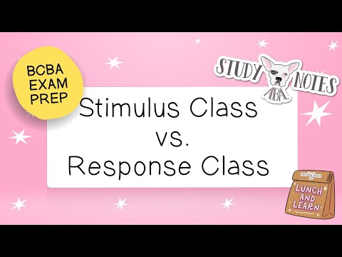 Stimulus Class Vs Response Class