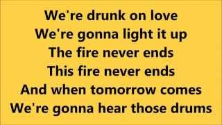 The Wanted - Drunk On Love (Lyrics) CDQ