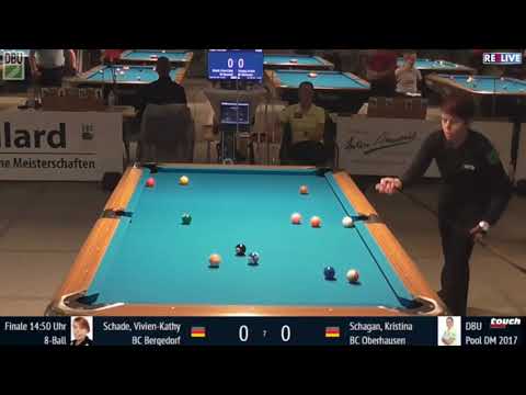 Billard DM 2017 | Vivien Schade vs Kristina Schagan 8 Ball Finale