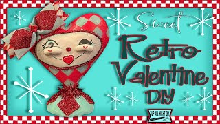 Sweet Retro Valentine DIY / A Very Vintage Valentine
