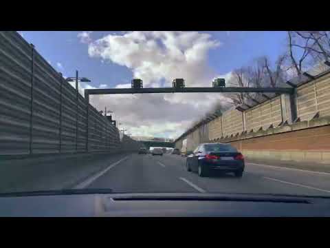 German Autobahn A100 Berlin Timelapse