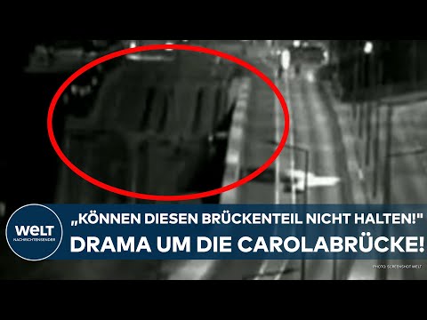 DRESDEN: "Können diesen Brückenteil nicht halten!" Drama um Carolabrücke! Und jetzt droht Hochwasser