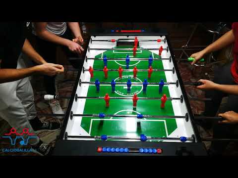 Foosball: Caruso - Giordano VS Marchetto - Siciliano (5 tocchi) | Calciobalilla24
