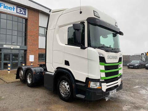 SCANIA NEW GENERATION R450 HIGHLINE 6X2 TAG AXLE TRACTOR UNIT 2018 - PO68 XZP