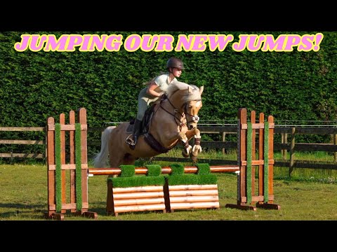 DOES POPCORN APPROVE!? JUMPING OUR NEW JUMPS!