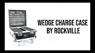 The Rockville Wedge Charge Case for Wedge Par Light Like RockWedge LED & Chauvet EZwedge Tri