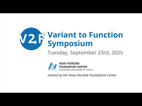 Variant to Function (V2F) Symposium: Johannes Linder (2025)