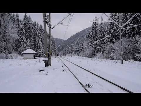 Filmari din P 5702 Ilva Mica-Suceava ! Tunele, viaducte, trenuri, peisaje ! 14.12.2010.