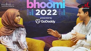 @Ayisha Abdul Basith in conversation with Salim Merchant - Salaam | GoDaddy India presents Bhoomi 22