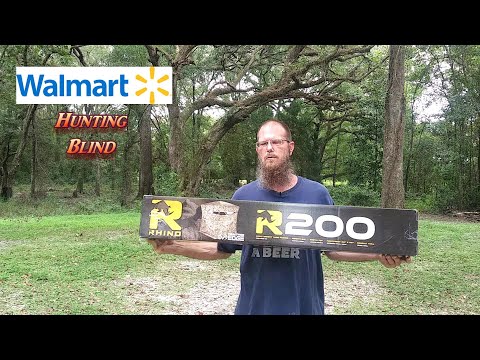 Rhino R200 Hunting blind unboxing and first impressions!