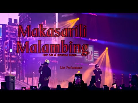 Hev Abi & Kristina Dawn perform their song “Makasarili Malambing” at New Frontier Theater