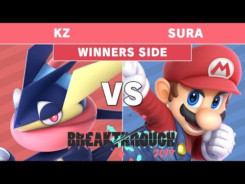 BreakThrough 2019 - KZ (Greninja) Vs Sura (Mario) Pools - Smash Ultimate